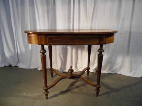 round table desk Napoleon III circa 1900