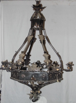 pair of chandelier iron 