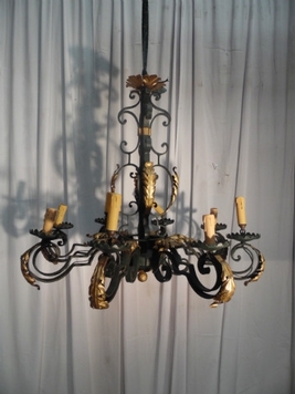 chandelier iron