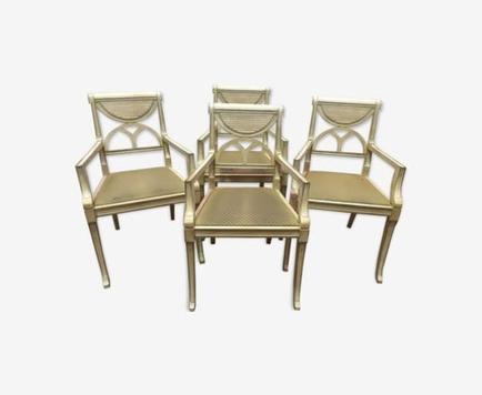 armchairs in beech