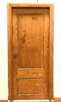 Double-sided passage door 
