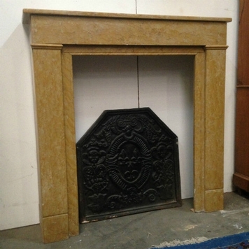 fireplace in marble consulat period 