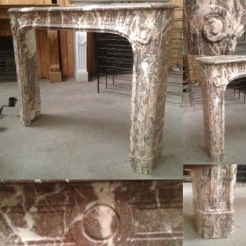 Fireplace louis xv marble 