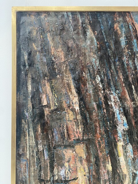 huile sur toile portant la signature de Pollet Leclerc . XX siècle .