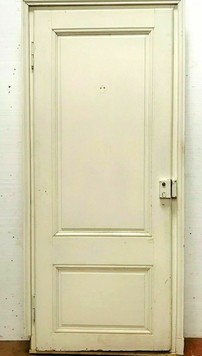 Old double-sided partition door