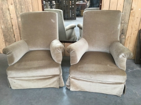 pair of armchairs 19th century 
