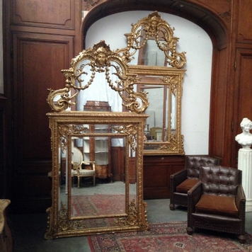 Pair of mirrors regency