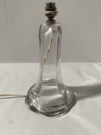 pieds de lampe en cristal art déco de la maison Daum - France . XX siècle .