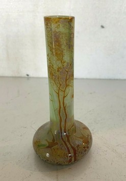 Small soliflore vase in glass paste 
