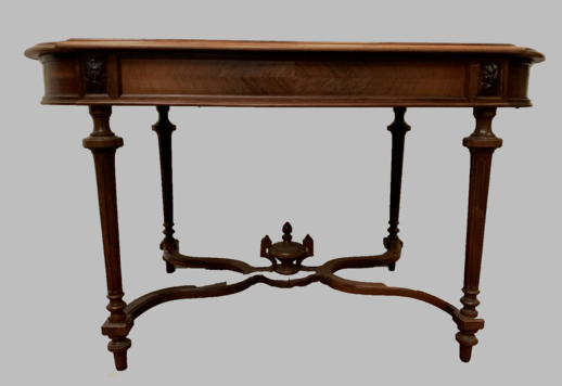 Table bureau époque Napoléon III en palissandre et placage .XIX siècle.