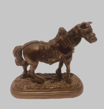  Vous en avez un à vendre ? Vendez le vôtre bronze miniature sujet cheval socle en bronze fin du . XIX siècle .