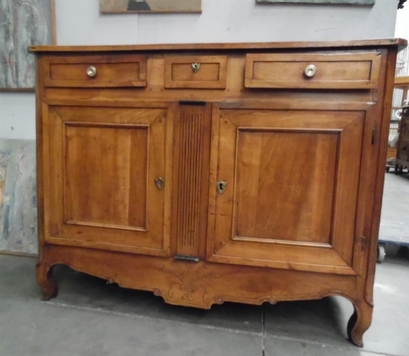 sideboard walnut 19th century louis xv 