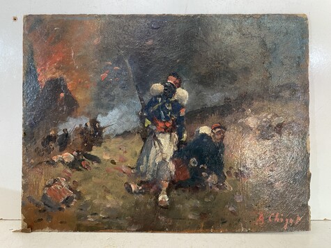 Alphonse Chigot, né le 23 /10/ 1824 à Graçay et mort le 8/10/1917 . XIX siècle .