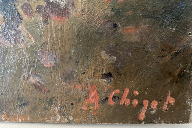 Alphonse Chigot, né le 23 /10/ 1824 à Graçay et mort le 8/10/1917 . XIX siècle .