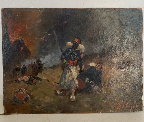 Alphonse Chigot, né le 23 /10/ 1824 à Graçay et mort le 8/10/1917 . XIX siècle .