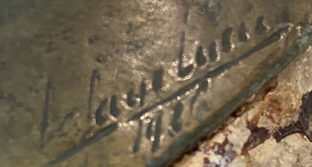 buste de femme par Lucien Lafaye en bronze patine brune . XX siècle .