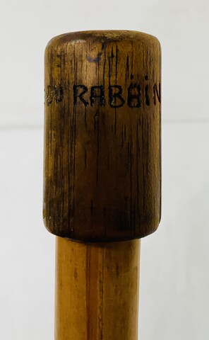 canne du Rabin rustique décorative . XX siècle .