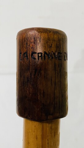 canne du Rabin rustique décorative . XX siècle .