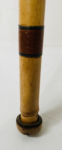 canne du Rabin rustique décorative . XX siècle .