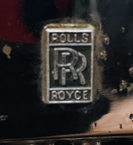 carafe à whisky et boite à musique Rolls Royce . XX siècle .
