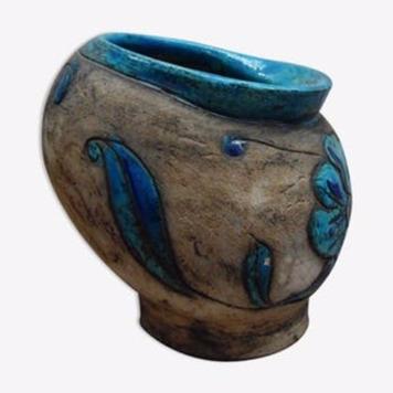 faience vase c 1930 / 1950