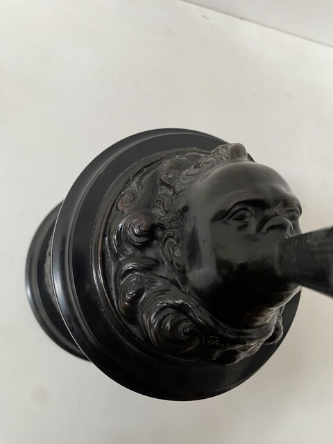 groupe bronze sujet mercure signé du sculpteur Jean de Bologne . XIX siècle .