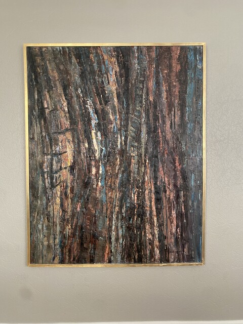 huile sur toile portant la signature de Pollet Leclerc . XX siècle .