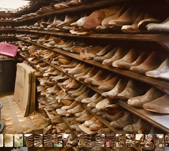 important lots de moules de pieds en bois métal 6000/7000 pièces . XX siècle .