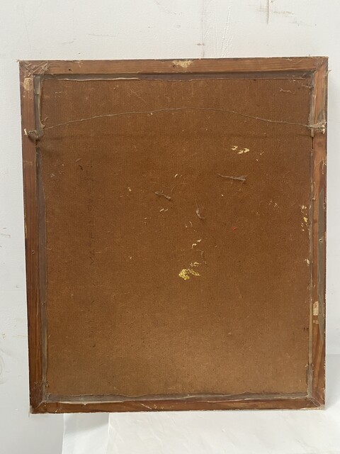 peinture à l'huile sur isorel thème la danseuse de flamenco . XX siècle .