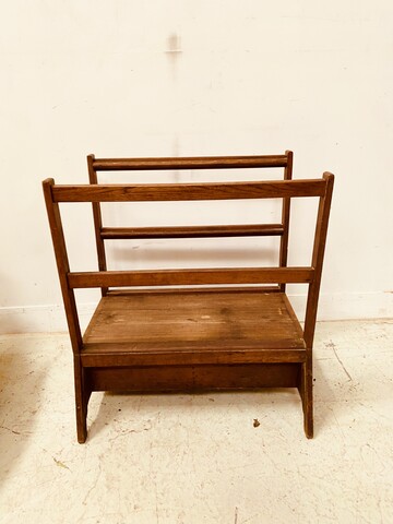 porte carton ou porte gravures en chêne comporte un tiroir . XX siècle.