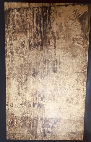 Table basse style Japonaise circa 70 plateau en laque  noir et or . XX siècle .