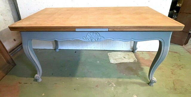 Table de style Régence relooké Table a allonges XX siècle