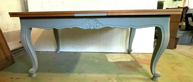 Table de style Régence relooké Table a allonges XX siècle