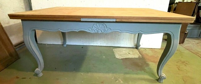 Table de style Régence relooké Table a allonges XX siècle
