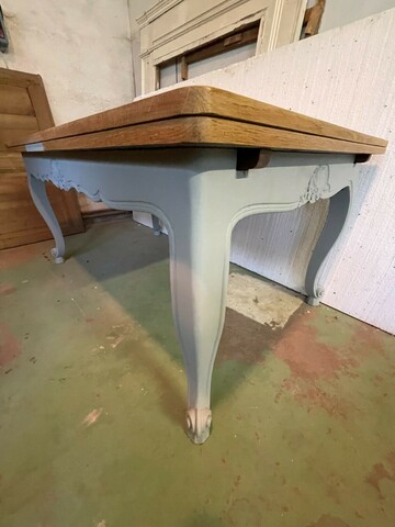 Table de style Régence relooké Table a allonges XX siècle