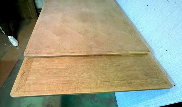 Table de style Régence relooké Table a allonges XX siècle