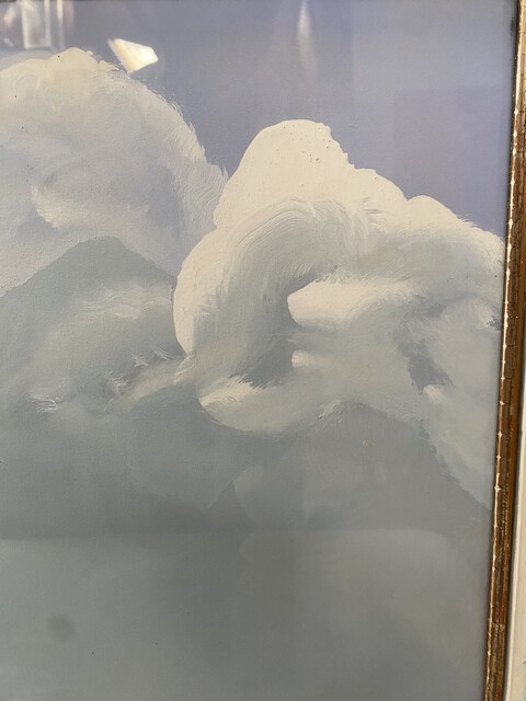 tableau portant la signature de Leon Haffner thème un trois mats . XX siècle .