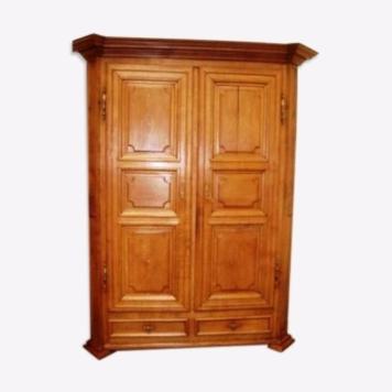 wardrobe louis xv oak 